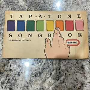 1985 Little Tikes Piano Booklet Of 20 Children’s Favorites Songs